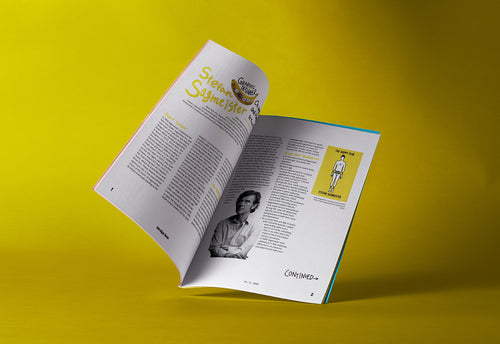 Double-page Magazine Spread "Stefan Sagmeister"