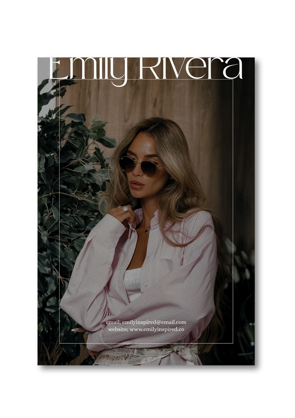 "Editorial Edge" – Magazine-Style Media Kit Template