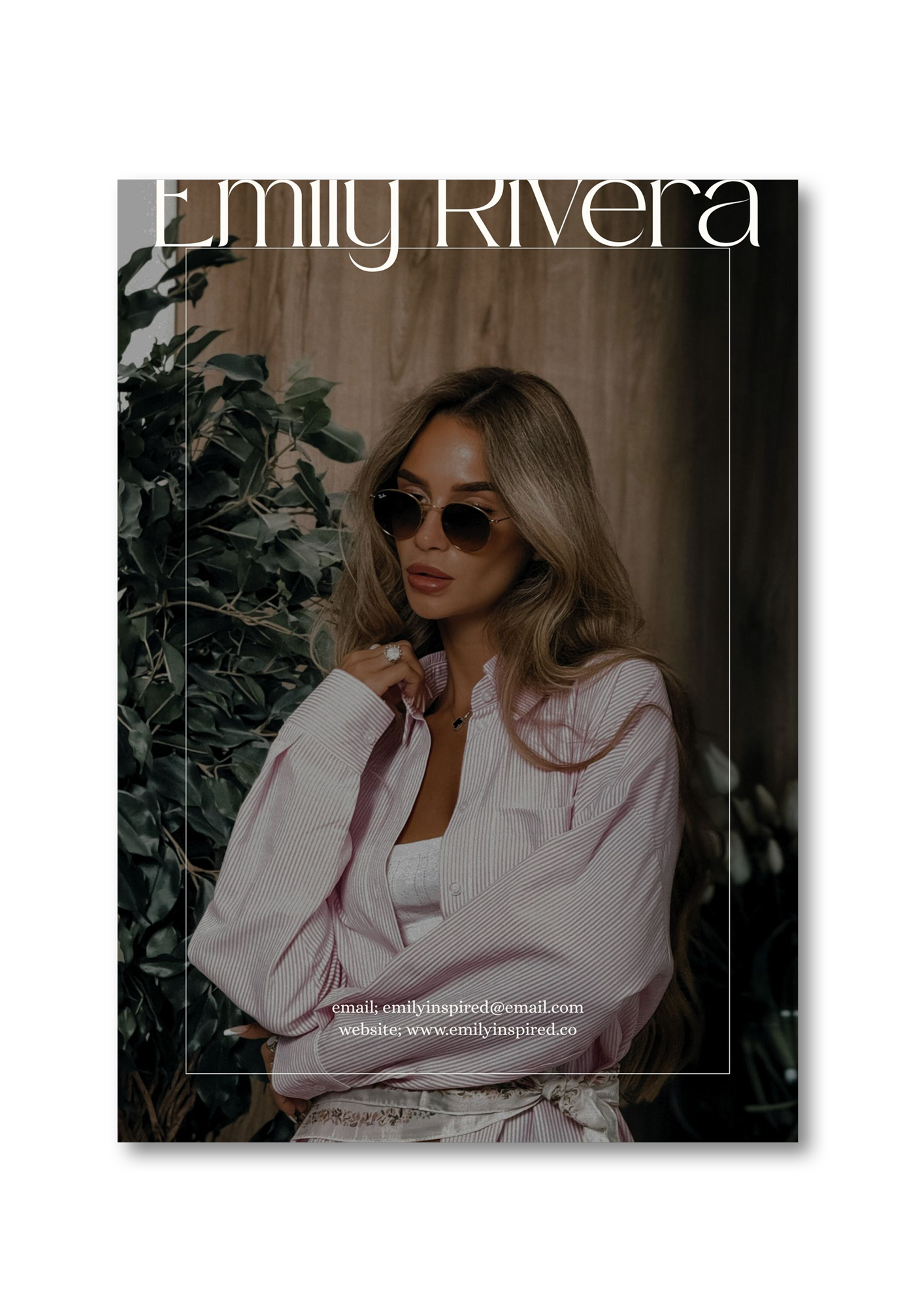 "Editorial Edge" – Magazine-Style Media Kit Template