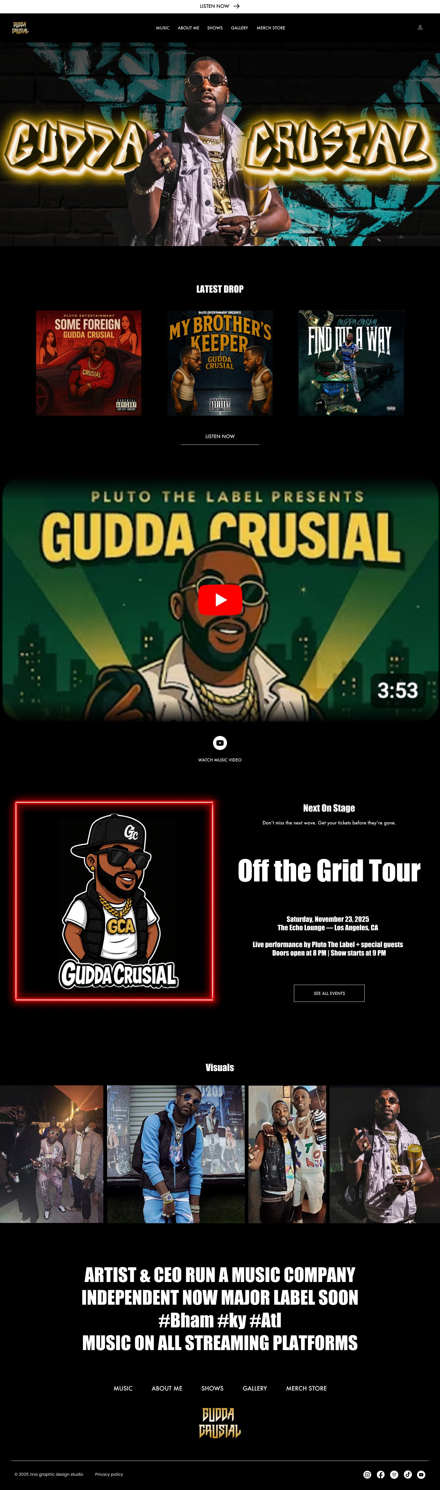GUDDA CRUSIAL CUSTOM WEBSITE DESIGN